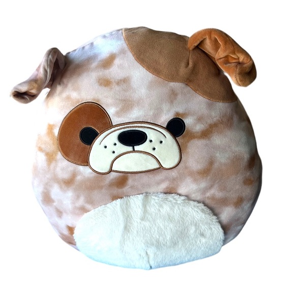 Squishmallows Toys Squishmallow Bronk Brown White 6 Bulldog Puppy Plush Stuffed Animal